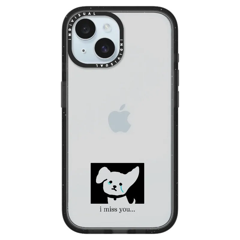 "I Miss You" Crying Puppy Minimal Phone Case_iPhone Ultra-Impact Case [1448041]