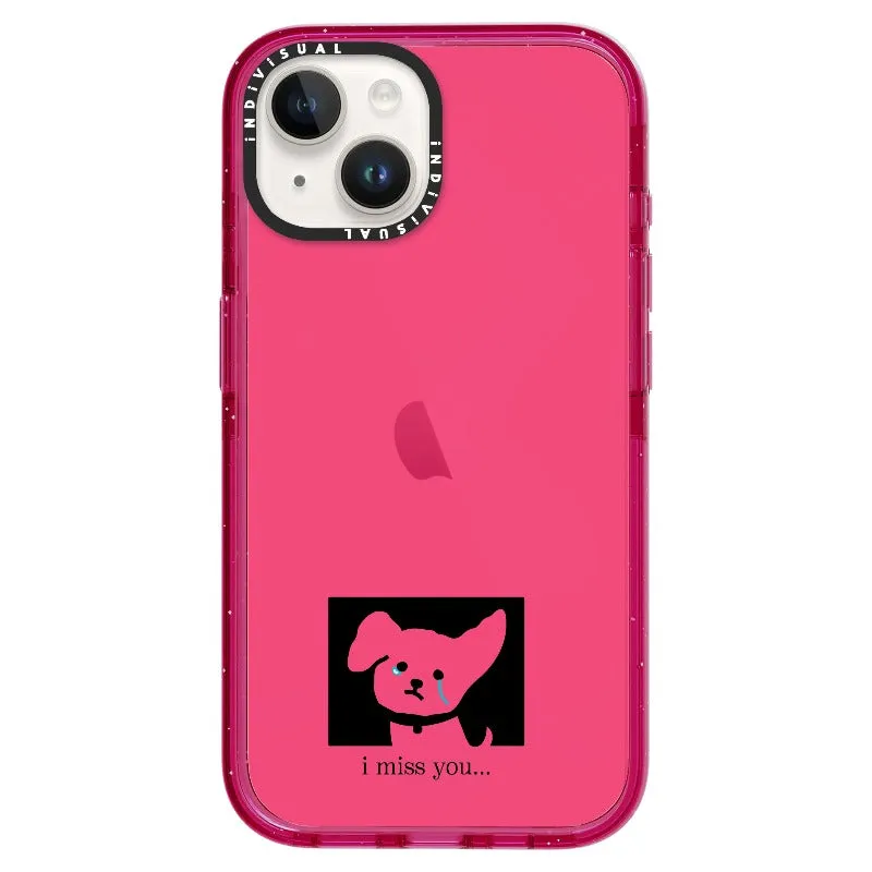 "I Miss You" Crying Puppy Minimal Phone Case_iPhone Ultra-Impact Case [1448041]