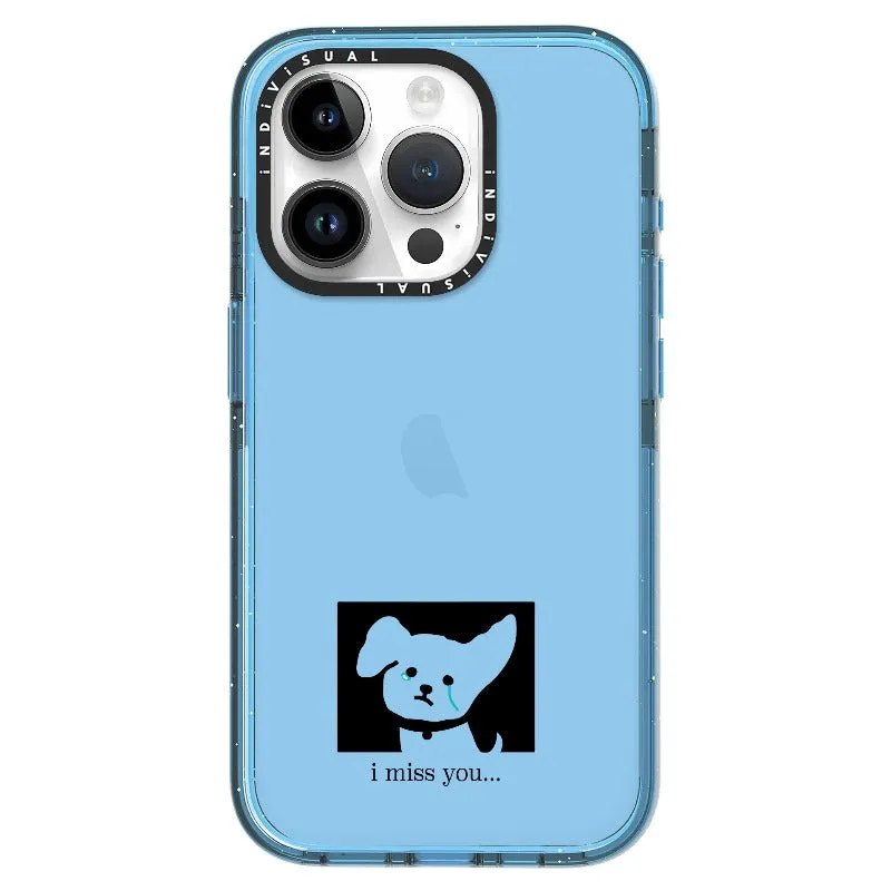 "I Miss You" Crying Puppy Minimal Phone Case_iPhone Ultra-Impact Case [1448041]