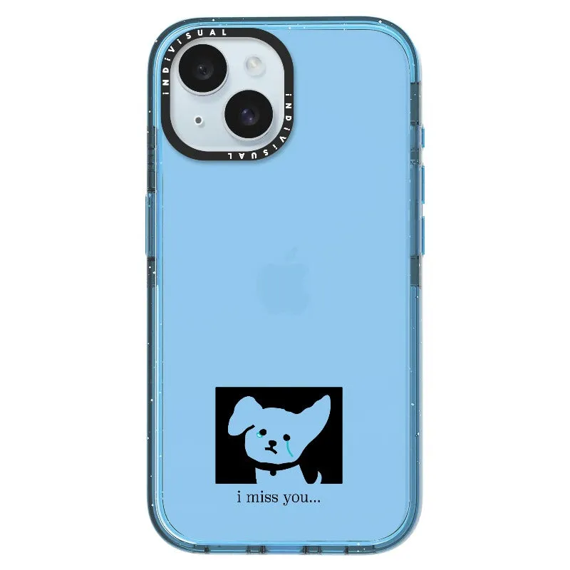 "I Miss You" Crying Puppy Minimal Phone Case_iPhone Ultra-Impact Case [1448041]