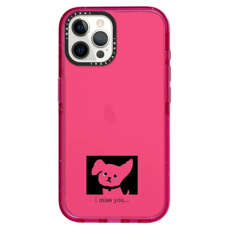 "I Miss You" Crying Puppy Minimal Phone Case_iPhone Ultra-Impact Case [1448041]