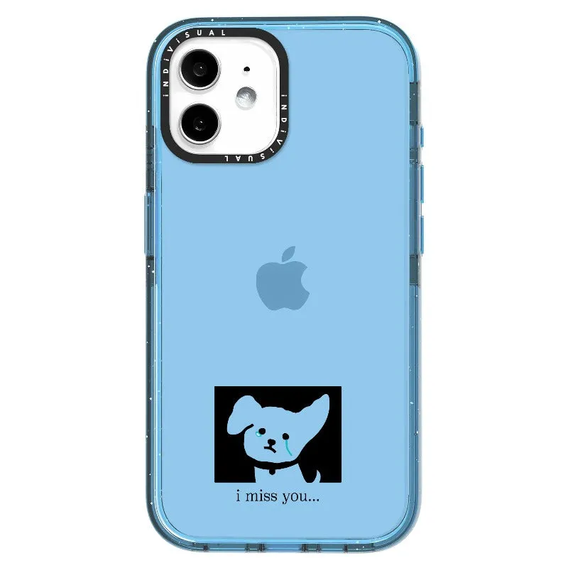 "I Miss You" Crying Puppy Minimal Phone Case_iPhone Ultra-Impact Case [1448041]