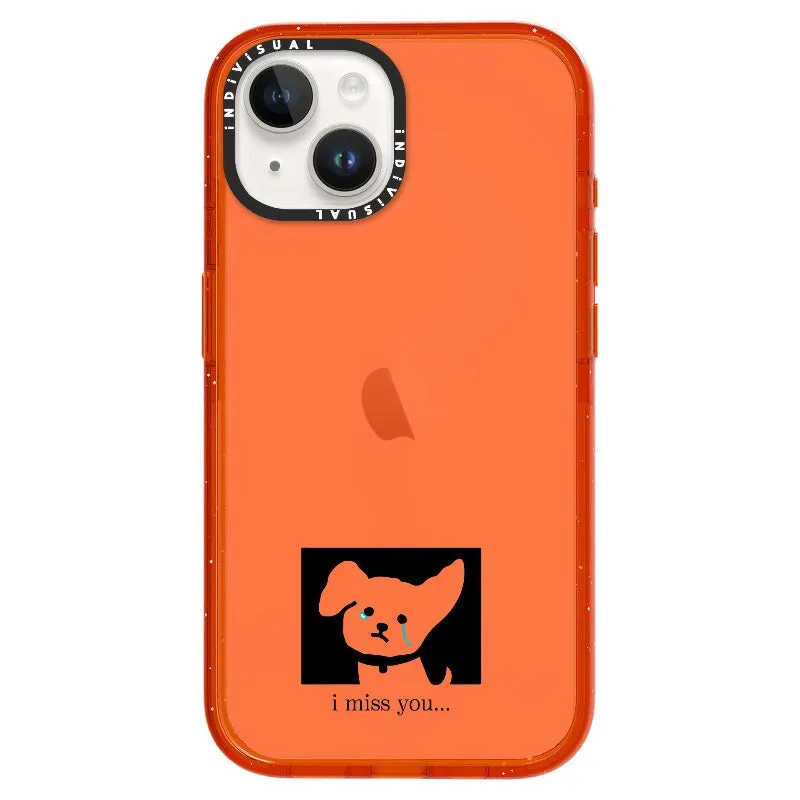 "I Miss You" Crying Puppy Minimal Phone Case_iPhone Ultra-Impact Case [1448041]