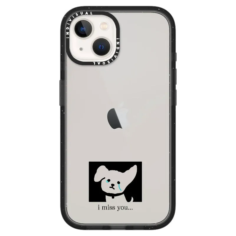 "I Miss You" Crying Puppy Minimal Phone Case_iPhone Ultra-Impact Case [1448041]