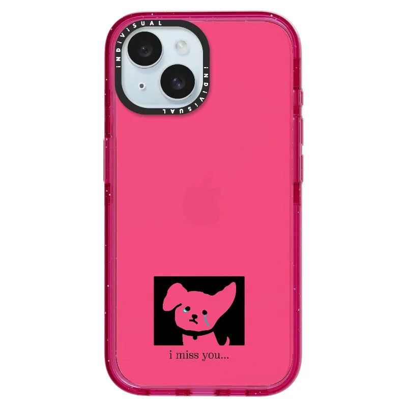 "I Miss You" Crying Puppy Minimal Phone Case_iPhone Ultra-Impact Case [1448041]