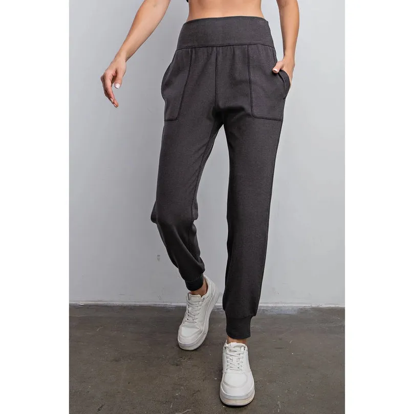 Rib Brush Joggers