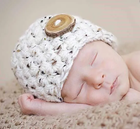 SET Beige Tweed Hat and Stretch Knit Wrap