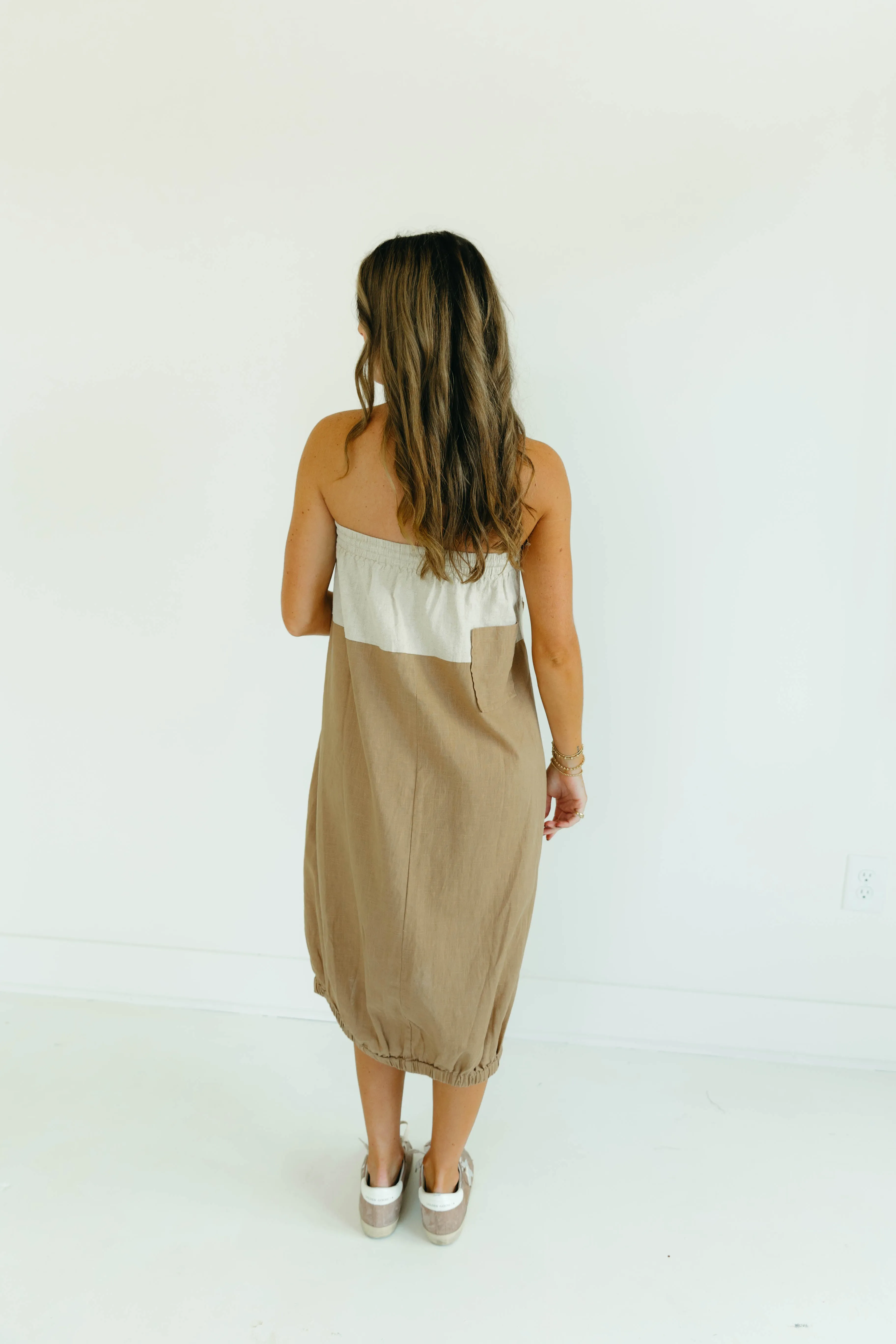 Skylar Maxi Skirt/Dress - Taupe