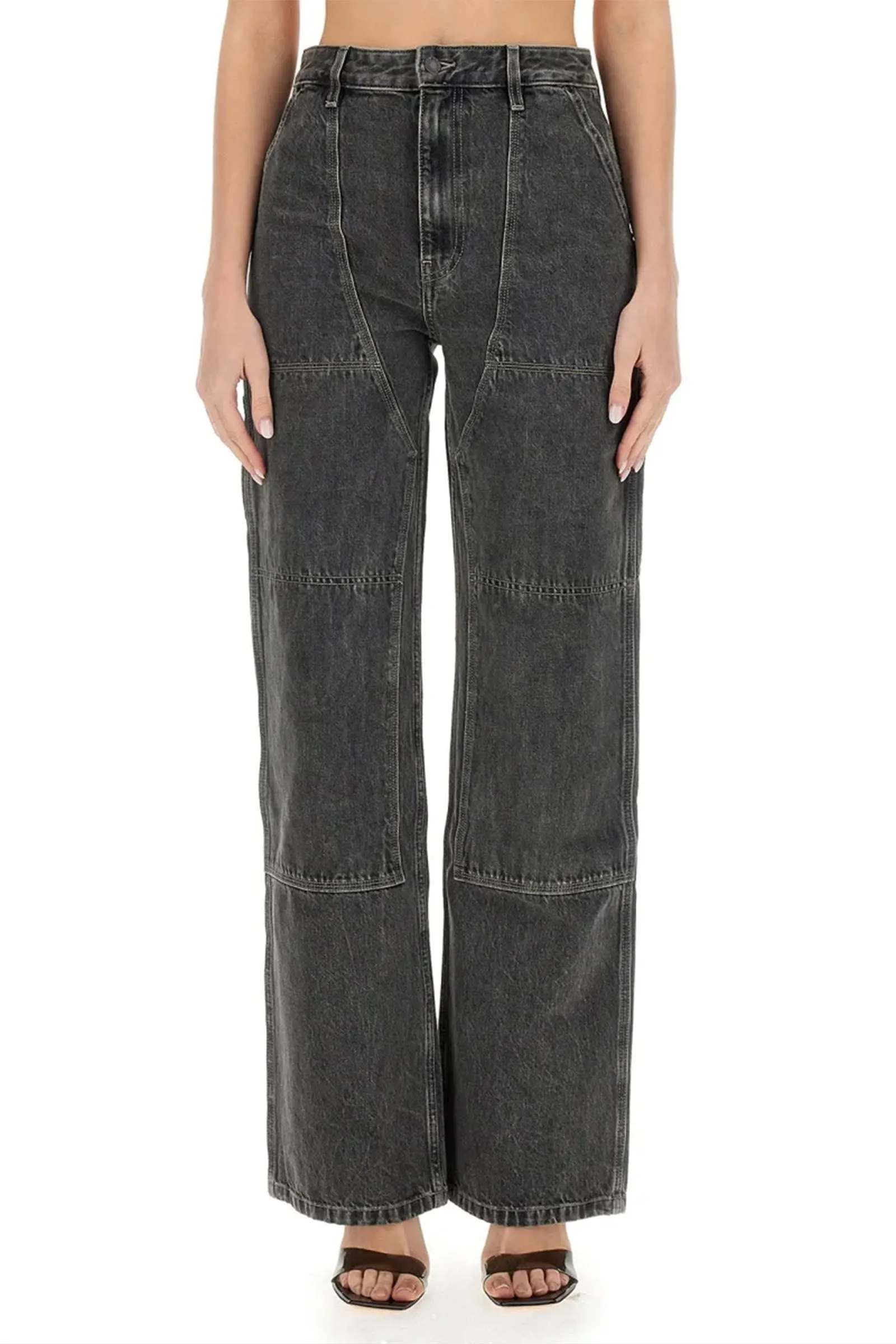 Straight-Leg Carpenter Denim Jeans