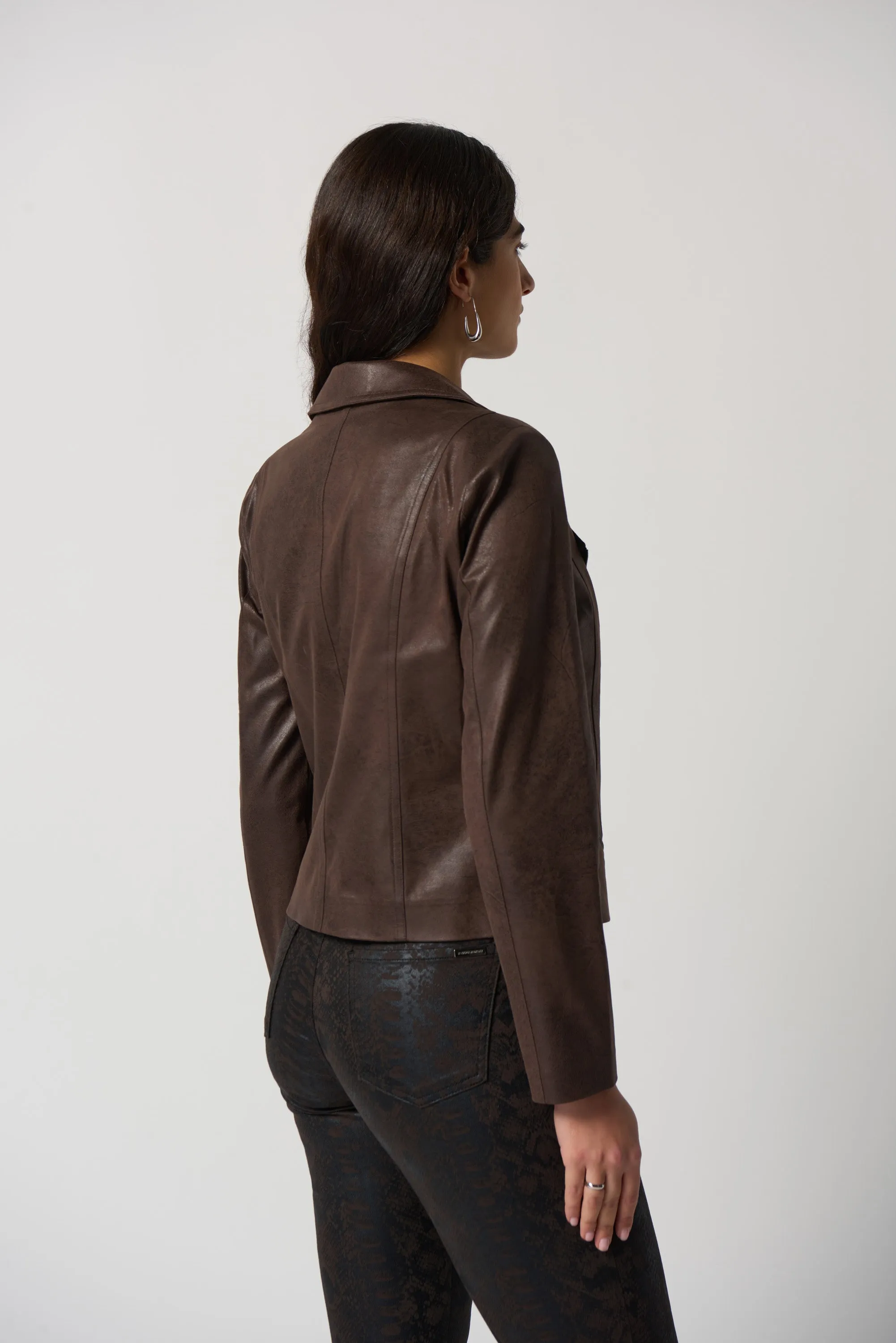 Suede Moto Jacket