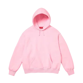 Supreme Satin Appliqué Hoodie 'Light Pink'