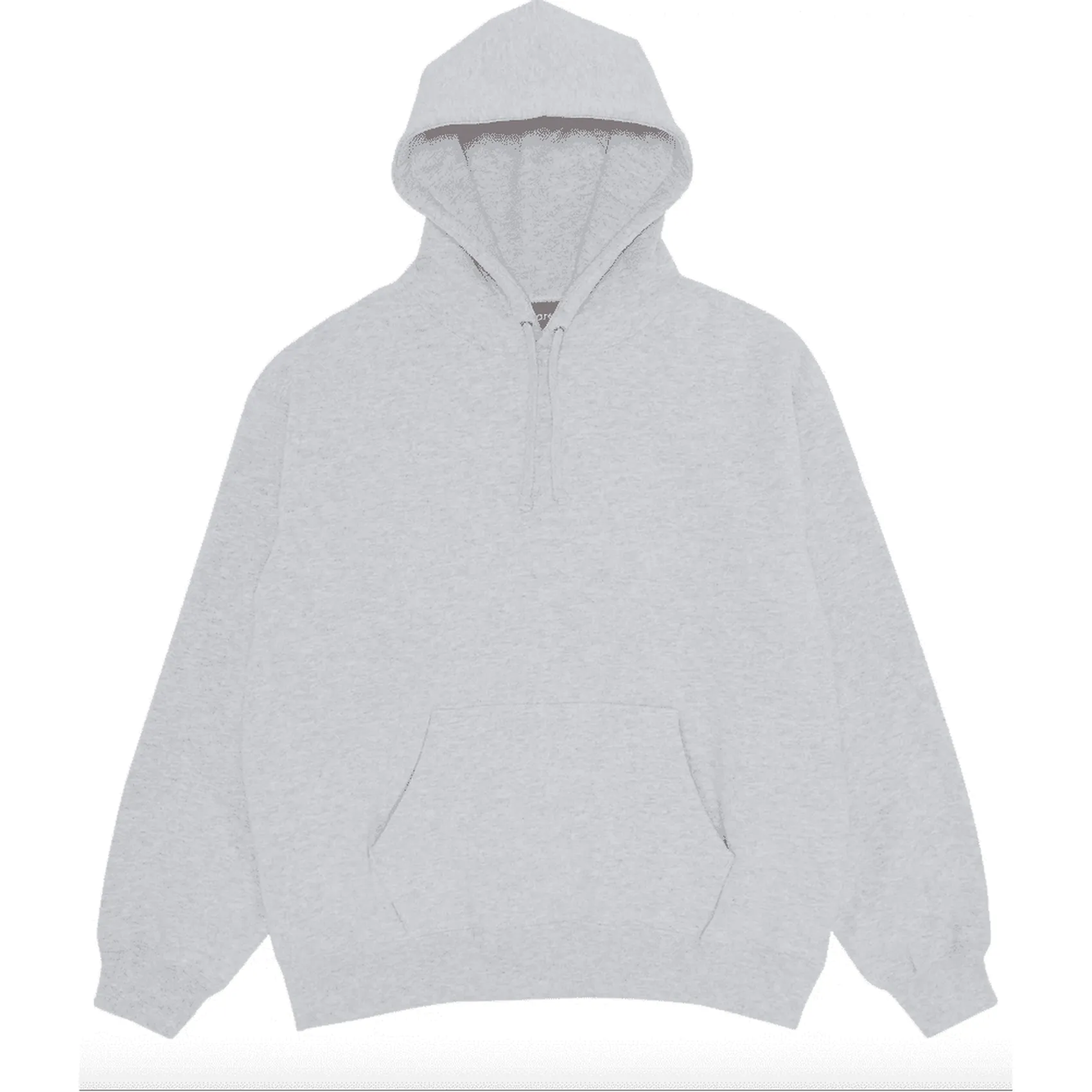 Supreme Satin Applique 'Ash Grey' Hoodie