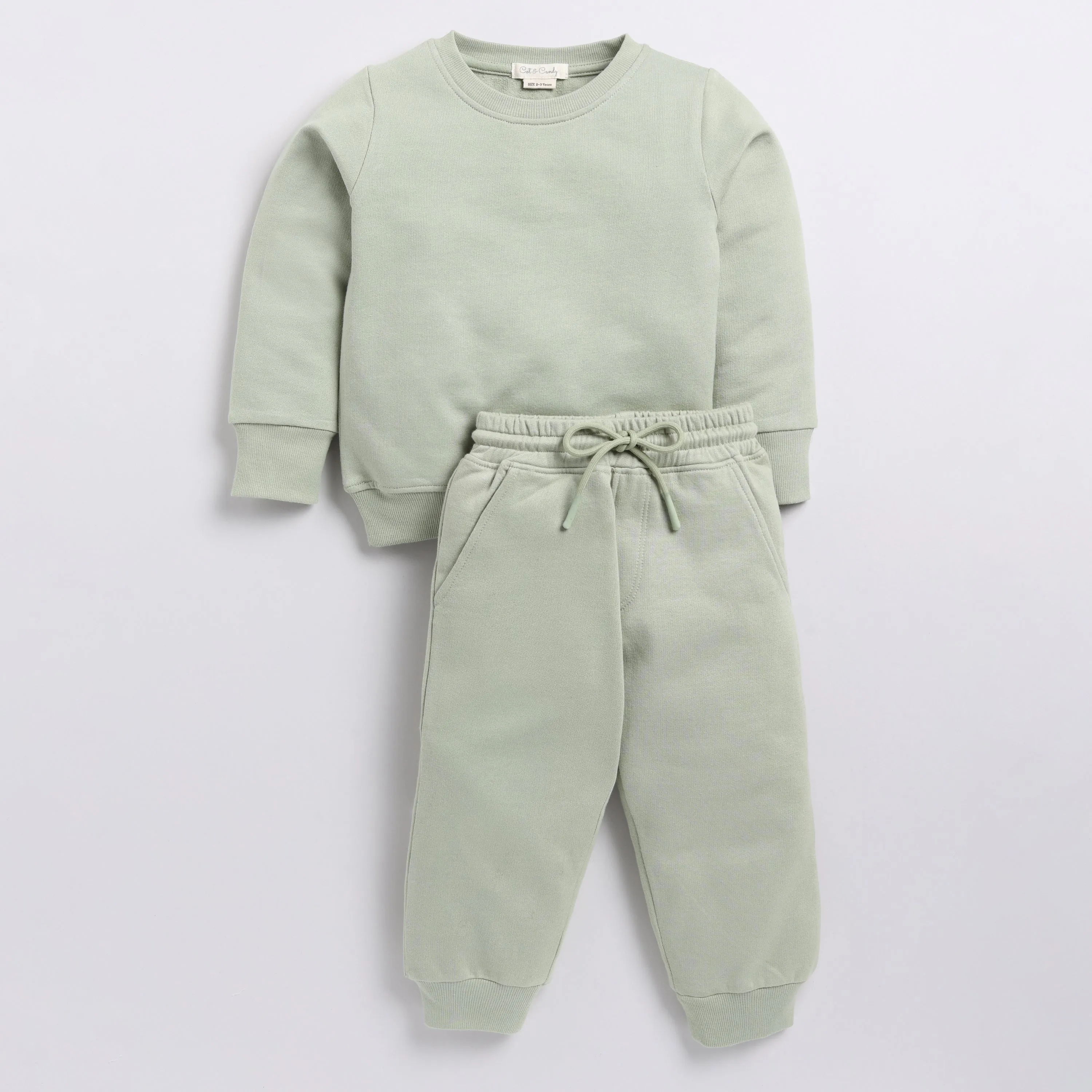 Tea Organic Fleece Sweatshirt & Jogger Set