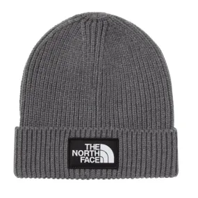 The North Face TNF Heather Grey Box Logo Beanie