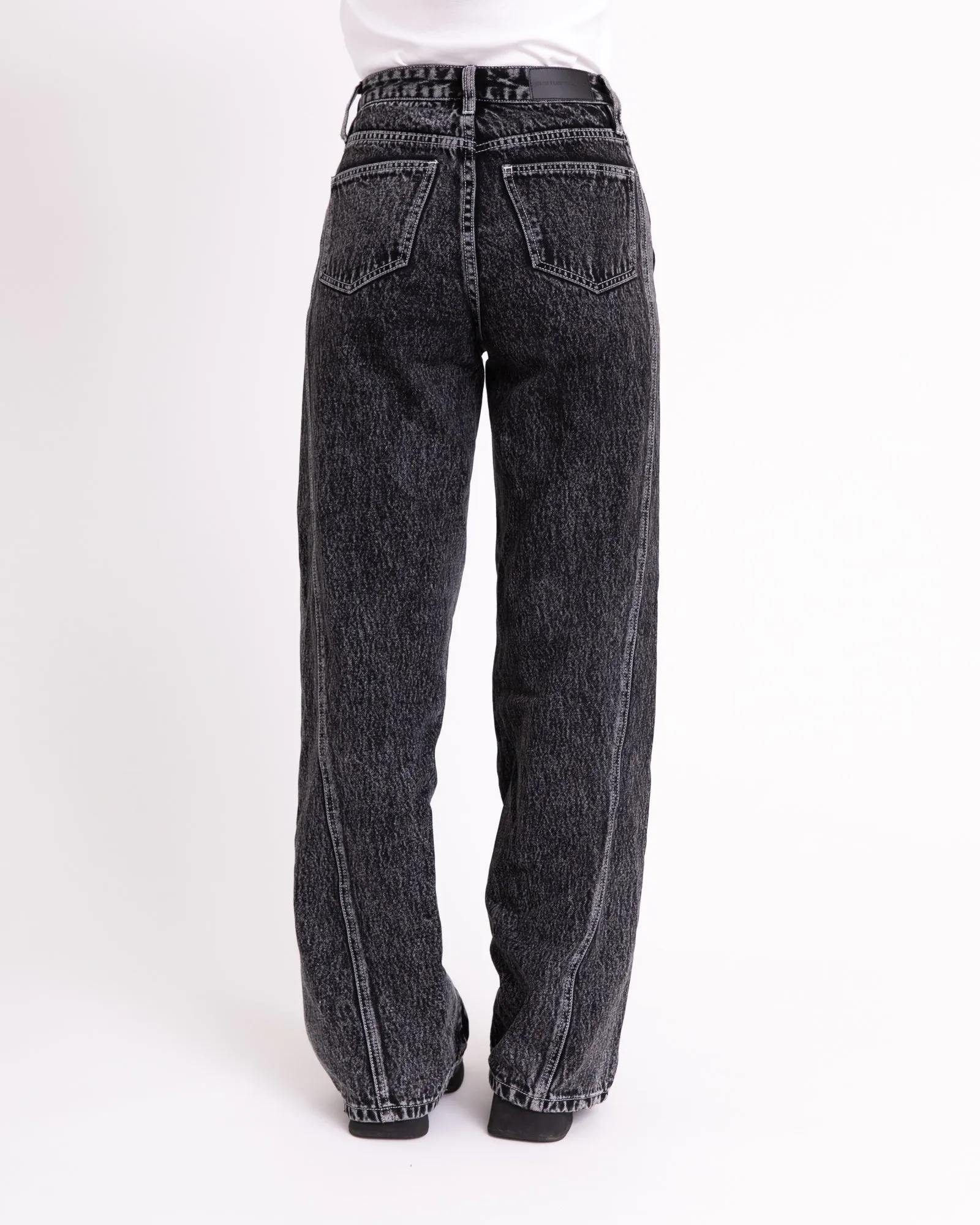 TILTIL Missy Grey Acid Relaxed Seam Jeans