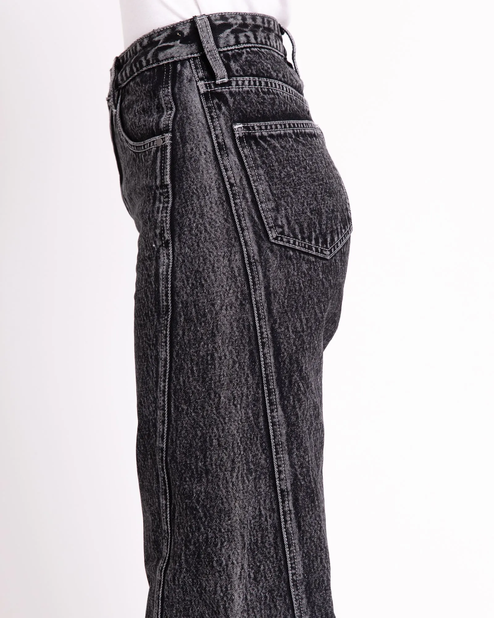 TILTIL Missy Grey Acid Relaxed Seam Jeans