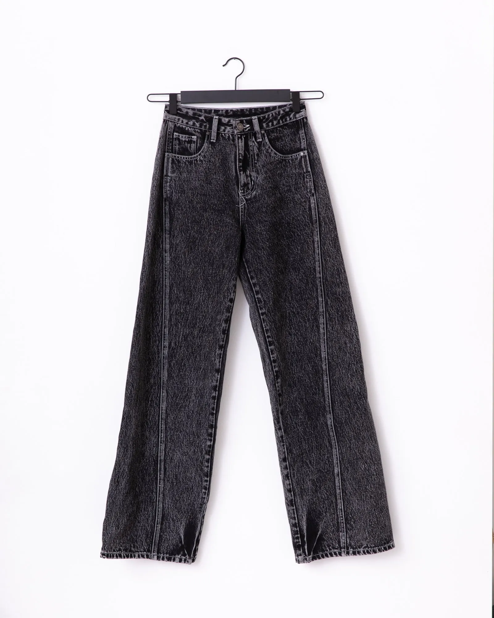 TILTIL Missy Grey Acid Relaxed Seam Jeans