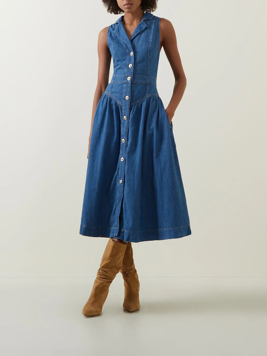 Trench Coat Belt Latest Denim Dress