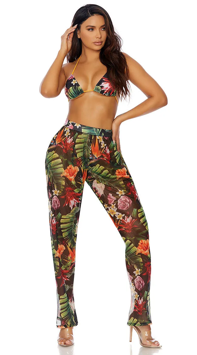 Tropical Dreams Cover-Up Pool Pants