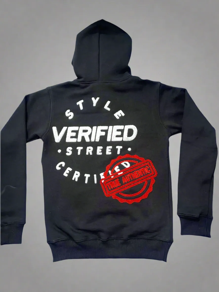 True Authentic Founder Addition ' TA logo Certified Stamp"Hoodie