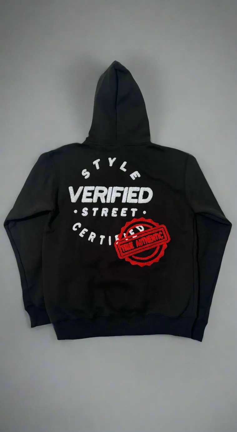 True Authentic Founder Addition ' TA logo Certified Stamp"Hoodie