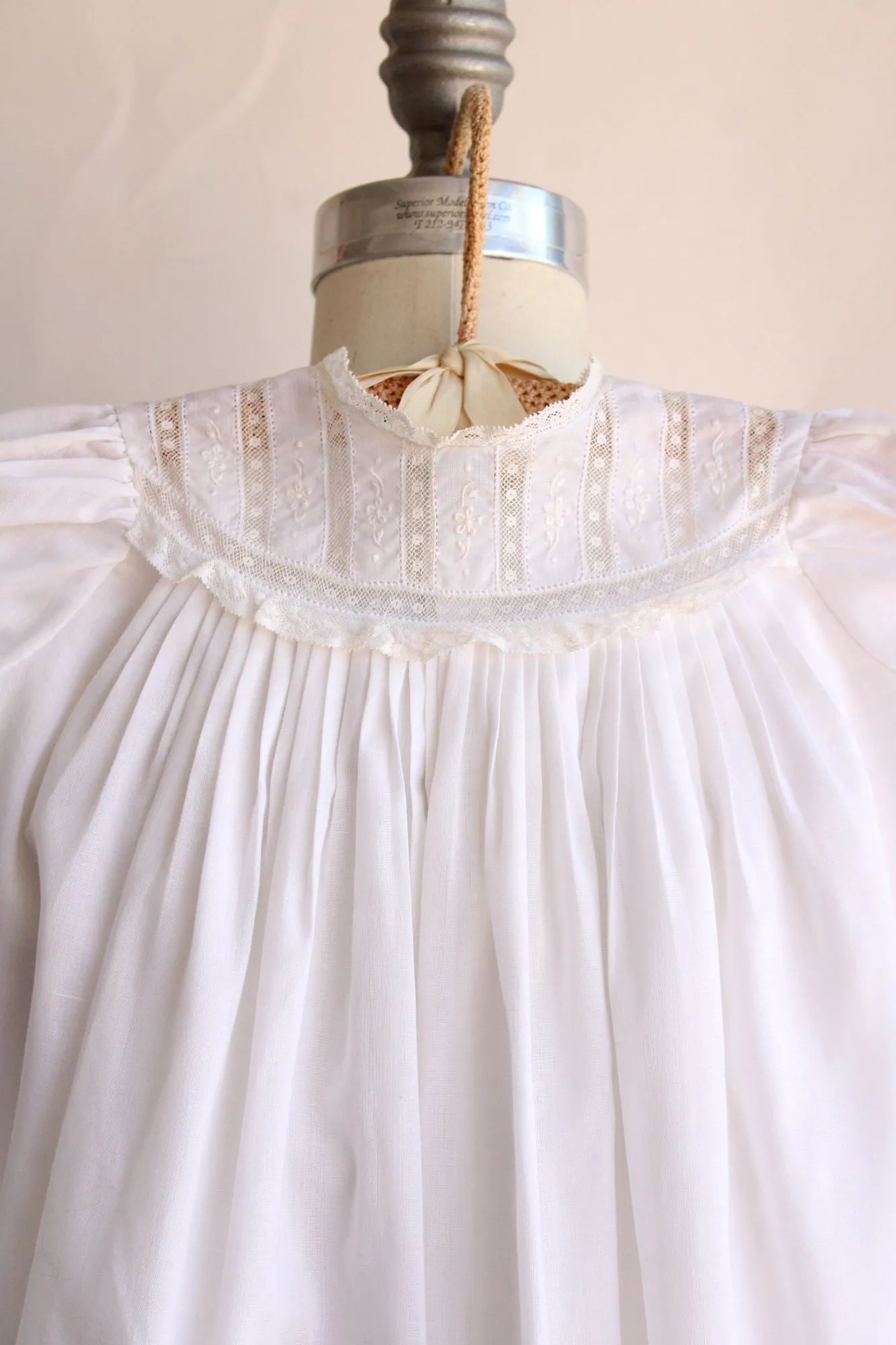 Vintage 1970s Baby Christening Dress