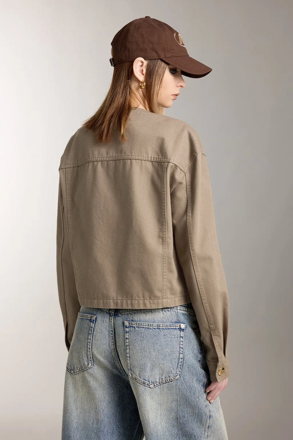 Vintage Khaki Green Jacket