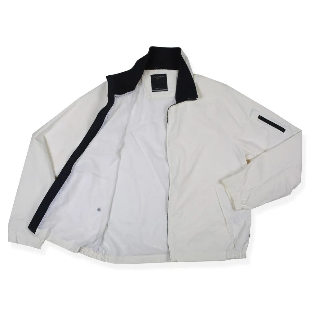 Vintage Nautica Windbreaker Jacket White L