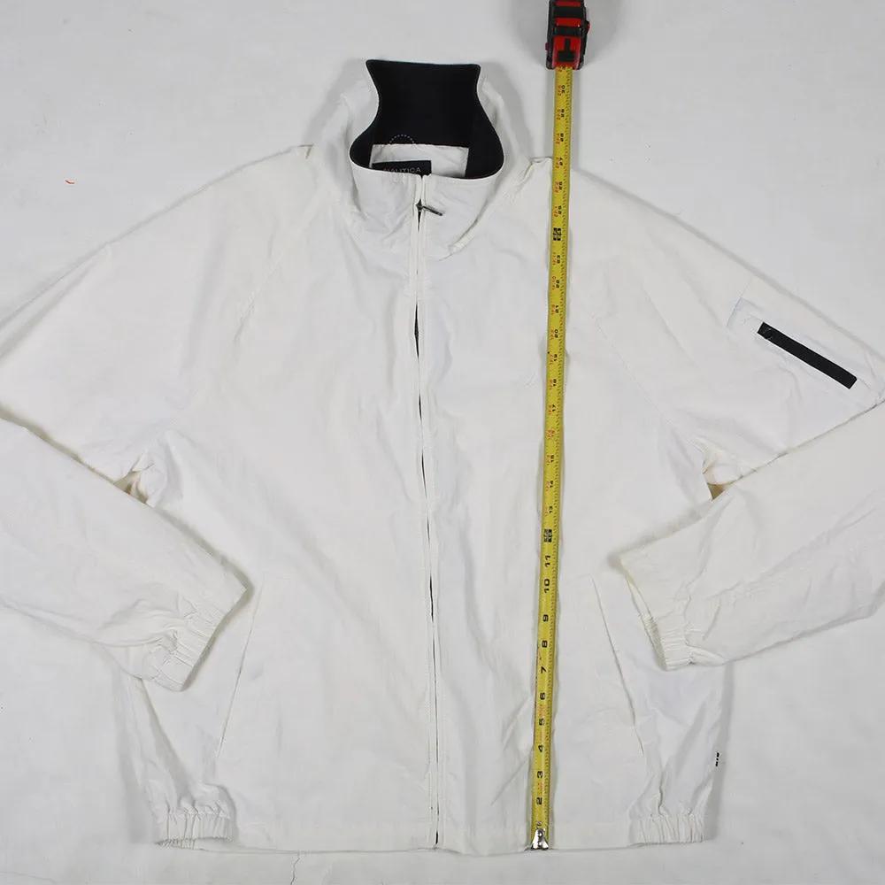 Vintage Nautica Windbreaker Jacket White L