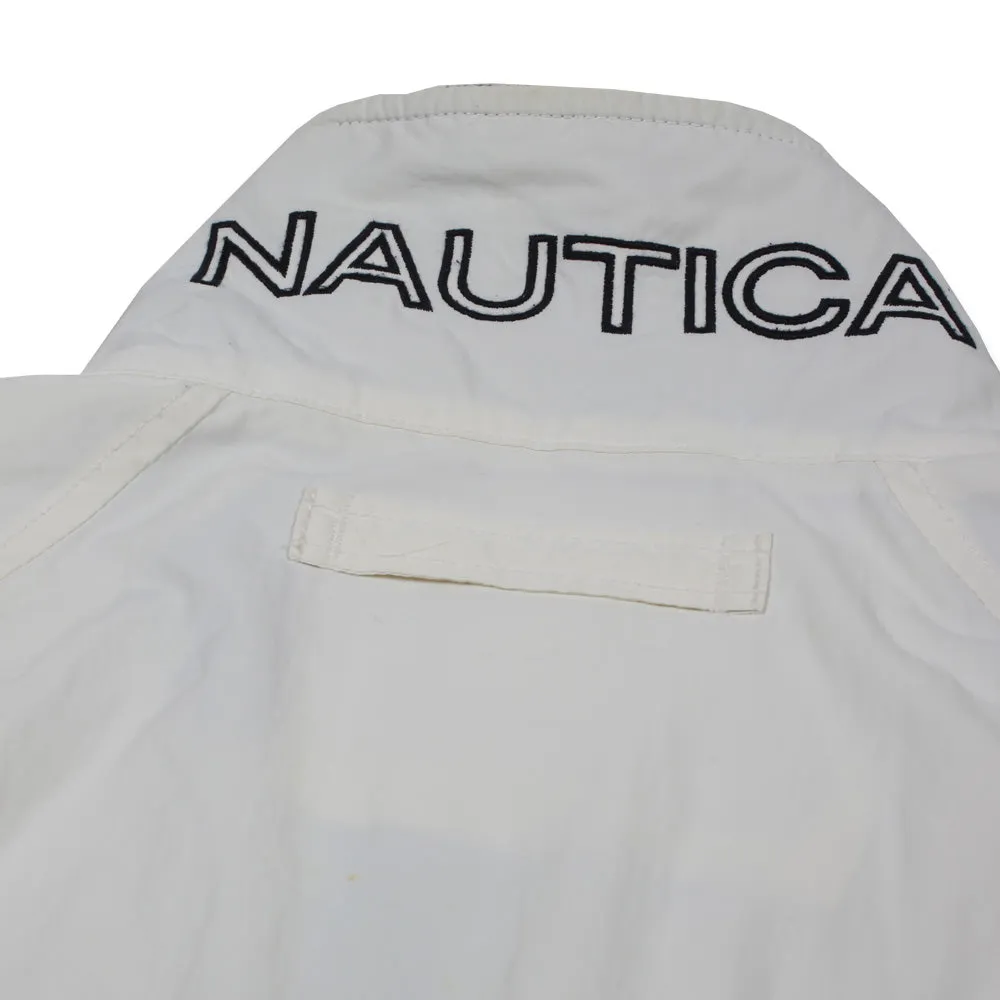 Vintage Nautica Windbreaker Jacket White L