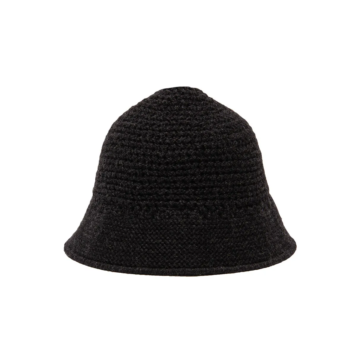 WOOL KNIT HAT 00817 - Black